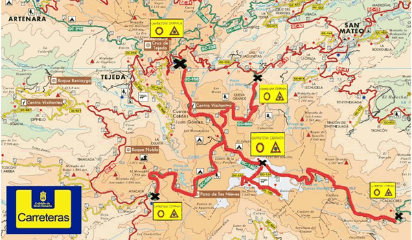 carreteras cabildo gran canaria
